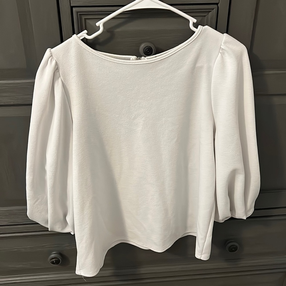 Woman’s white blouse